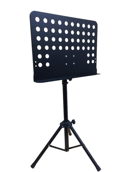 Haze MUS003 Heavy Duty Professional Sheet Music Stand Adjustable Height Black