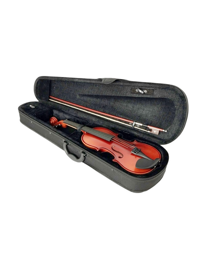 Caraya MV001VT 4/4,3/4,1/2 size Violin outfit w/Extra strings, Foam Hard Case, Bow, Rosin