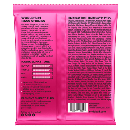 Ernie Ball Super Slinky Nickel Wound 5-String Electric Bass Strings 40-125 Gauge | P02824