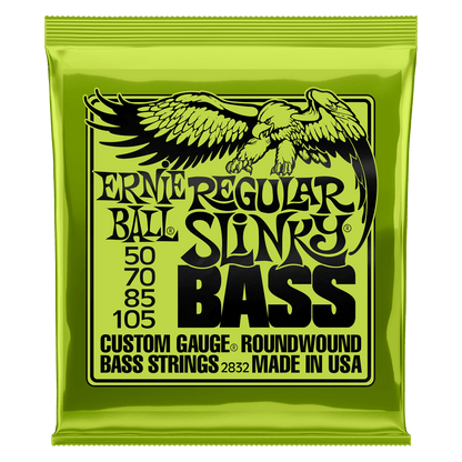 Ernie Ball Regular Slinky Nickel Wound Electric Bass Strings 50-105 Gauge | P02832