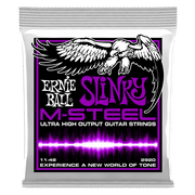 Ernie Ball Power Slinky M-Steel Electric Guitar Strings 11-48 Gauge | P02920