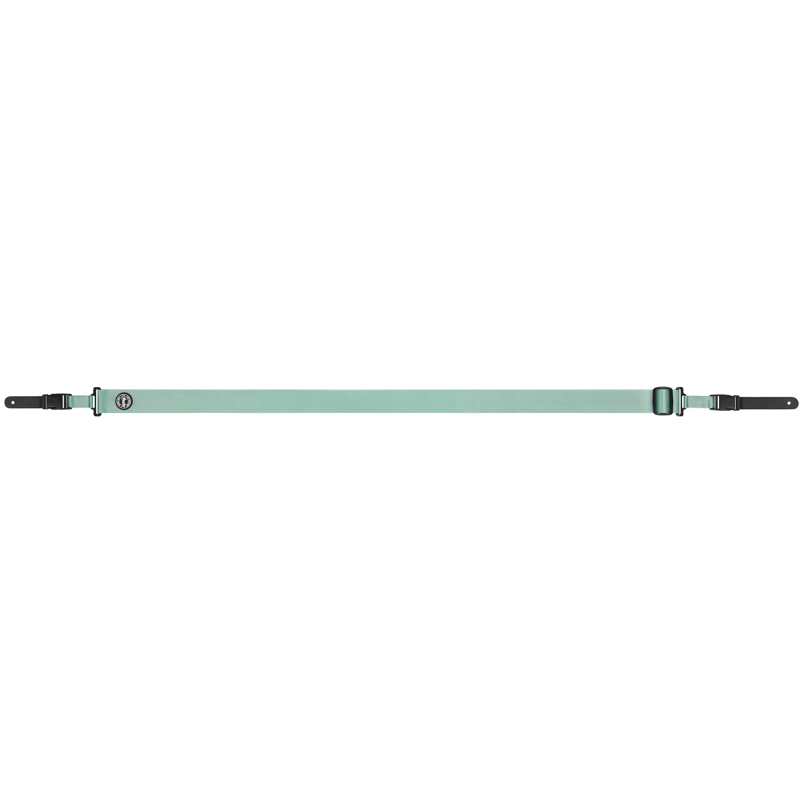 Amumu PA01WLG Seatbelt Guitar Strap with Clip Light Green Nylon