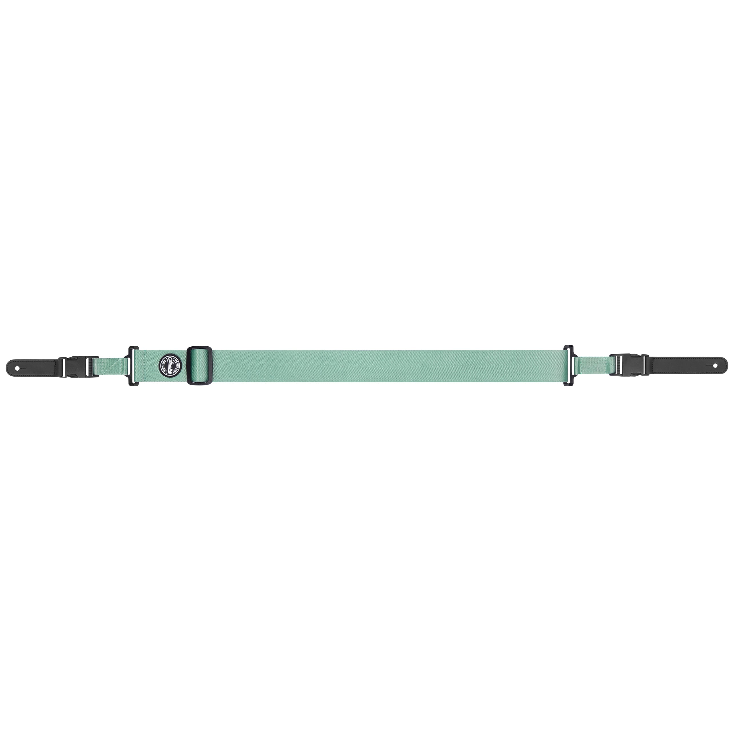 Amumu PA01WLG Seatbelt Guitar Strap with Clip Light Green Nylon
