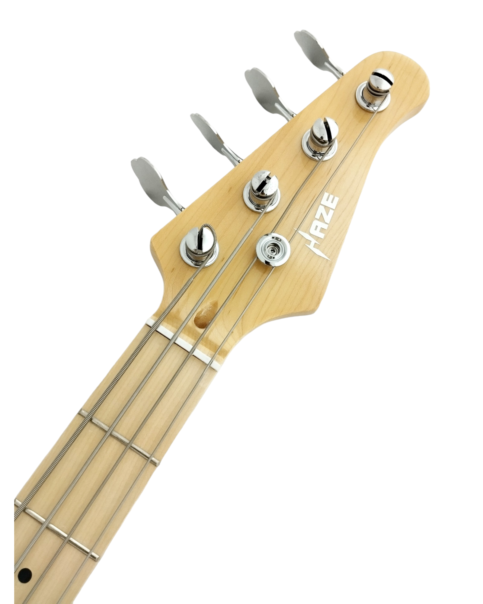 Haze Basswood Seafoam Green Electric Bass Guitar - Surf Green PB172GN  with Accessories and Haze CUBEBABY Portable Multifunctional Bass (Optional)