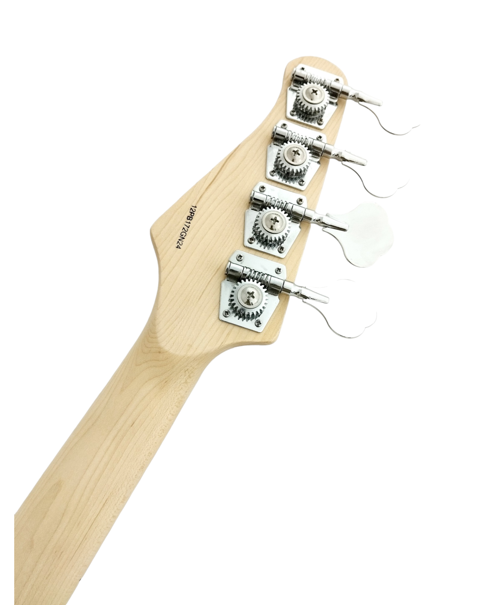 Haze Basswood Seafoam Green Electric Bass Guitar - Surf Green PB172GN  with Accessories and Haze CUBEBABY Portable Multifunctional Bass (Optional)