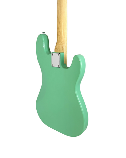 Haze Left Handed Basswood Seafoam Green Electric Bass Guitar - Surf Green PB172GNLH