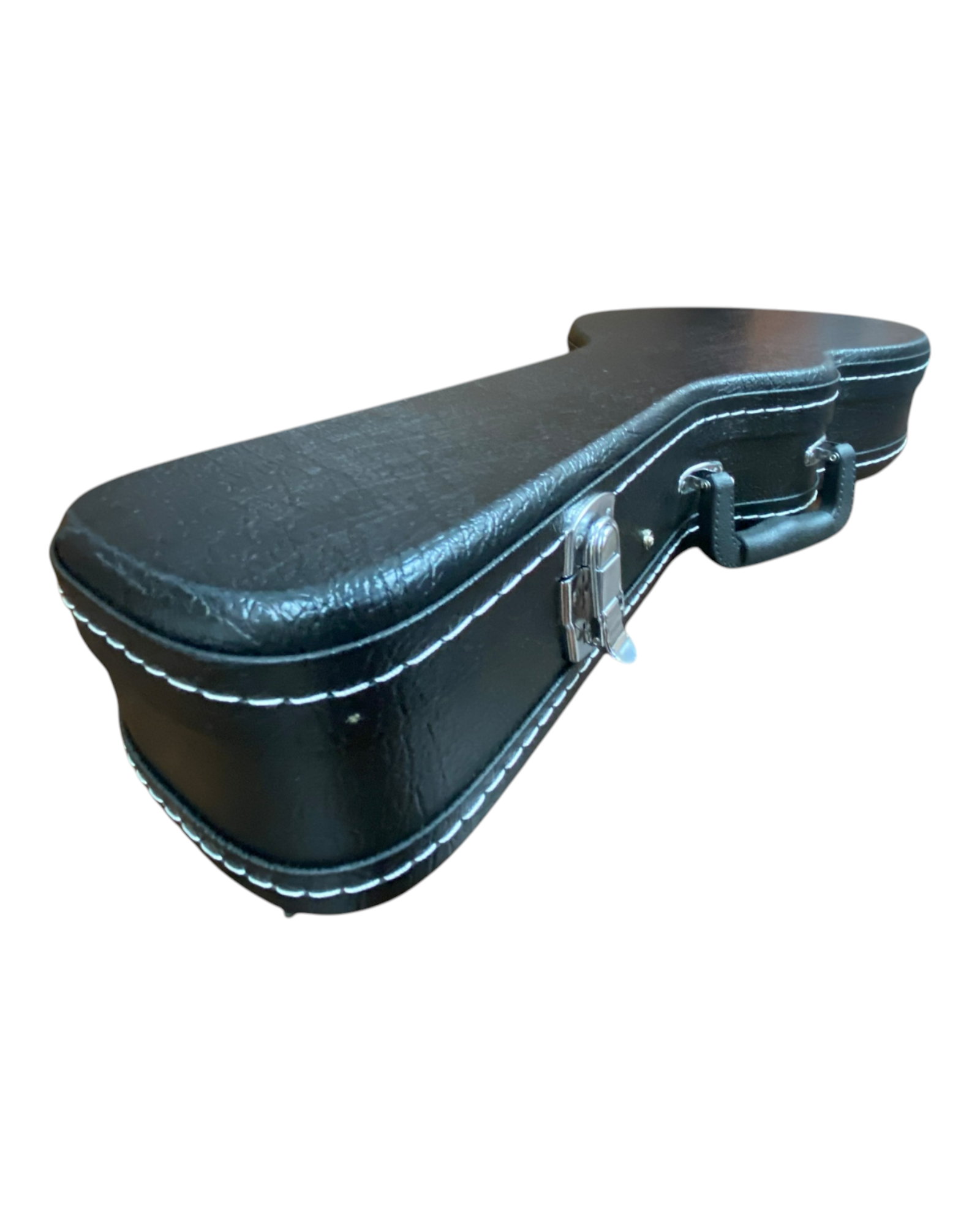 Caraya MFC001 F-Style Mandolin Hard Case - Lockable, Black