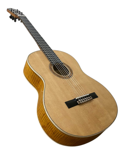 Haze “Authentic Passion and Precision” Solid Spruce & Flamed Maple Flamenco Spanish Classical Guitar - FS1