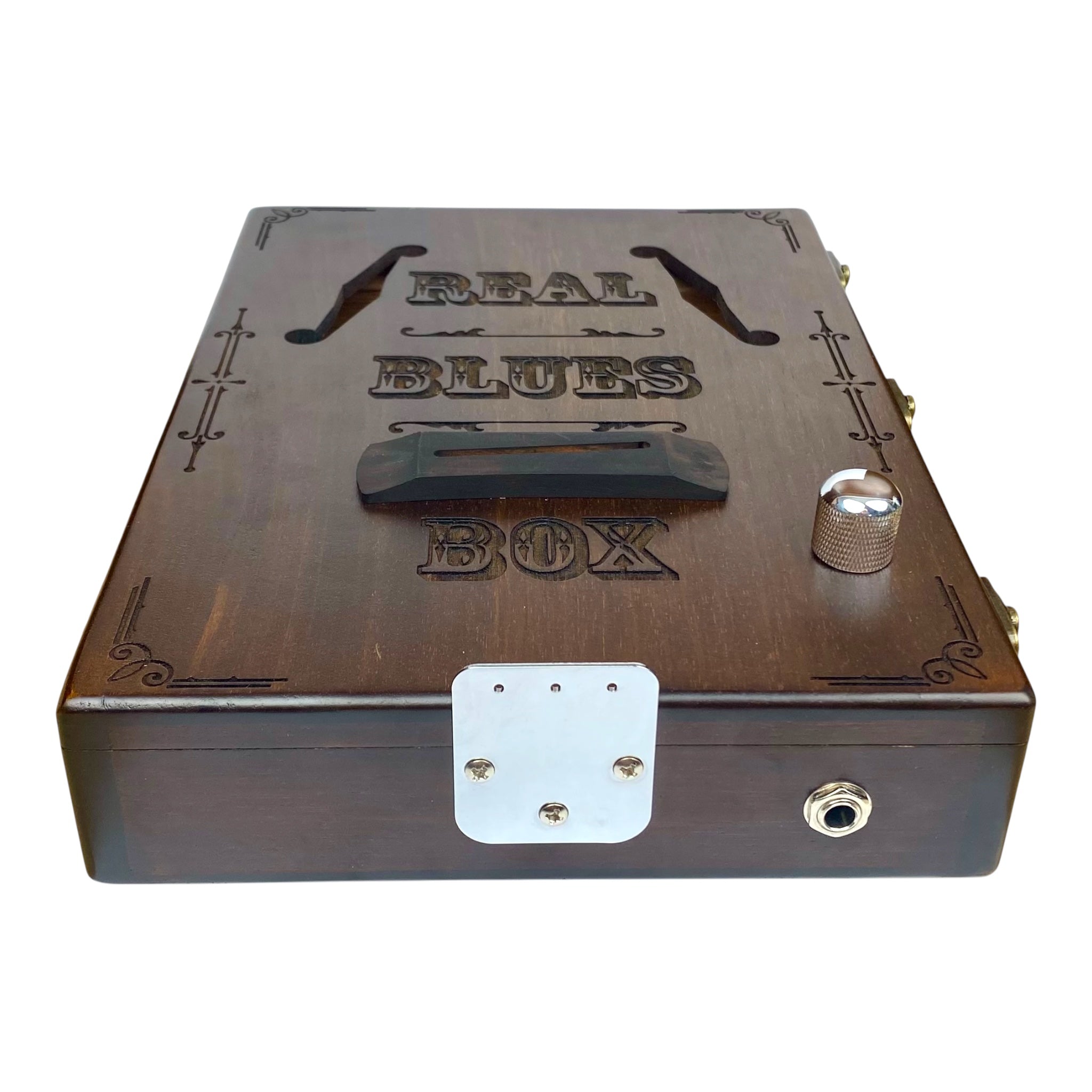 Haze Model X1 DIY Cigar Box Guitar Kit – Mahogany “Blues” Style with Upgradable Guitar Slide (optional)