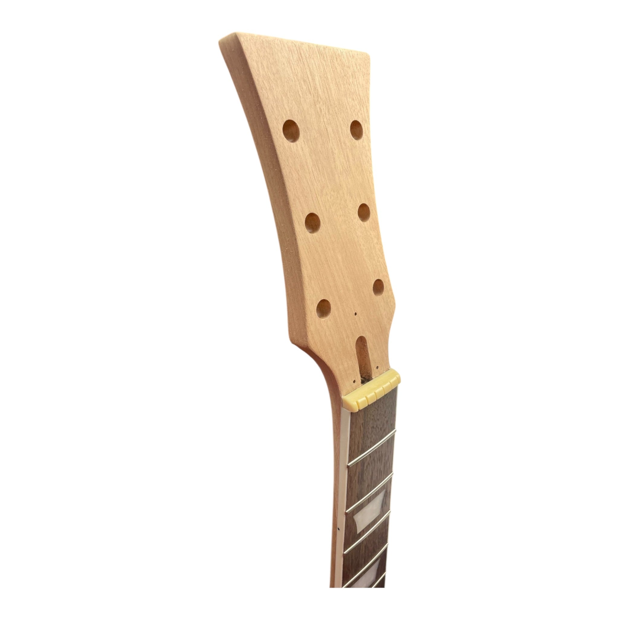 LPM385SFMDIY Solid Flame Maple Top Mahogany HLP H-H Electric Guitar DIY Kit - Complete No-Soldering w/ Ivory Trims & Chrome Hardware
