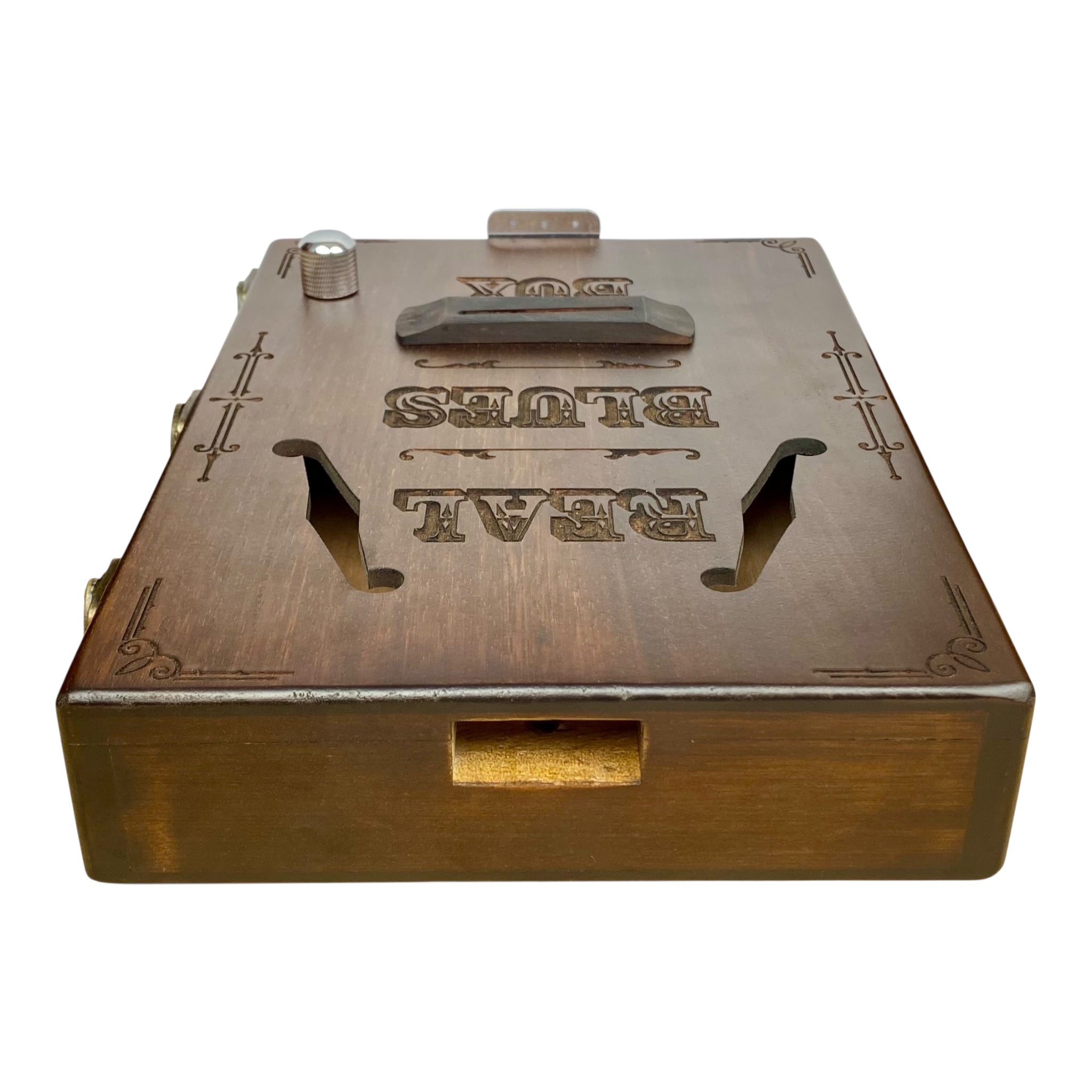 Haze Model X1 DIY Cigar Box Guitar Kit – Mahogany “Blues” Style with Upgradable Guitar Slide (optional)