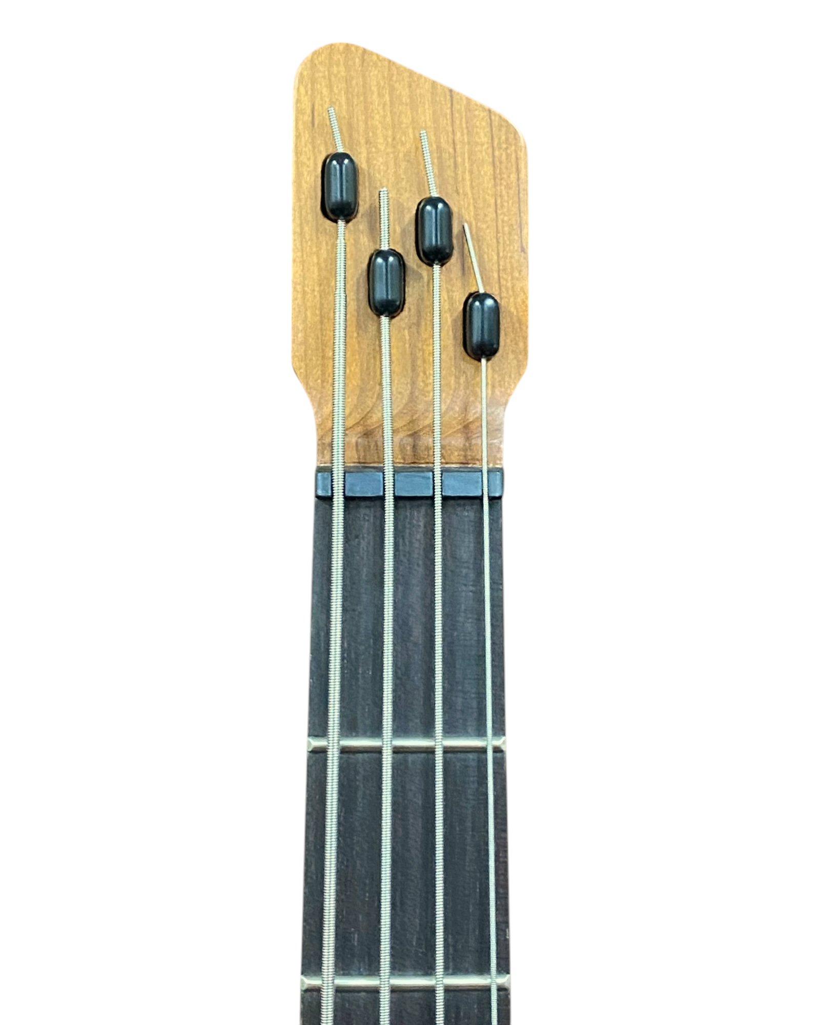Haze HB4GNP Aurora Series Headless Electric Bass – 24-Fret Roasted Maple Neck, Green-Purple Chameleon Finish, & Active BJ-80 Pickups