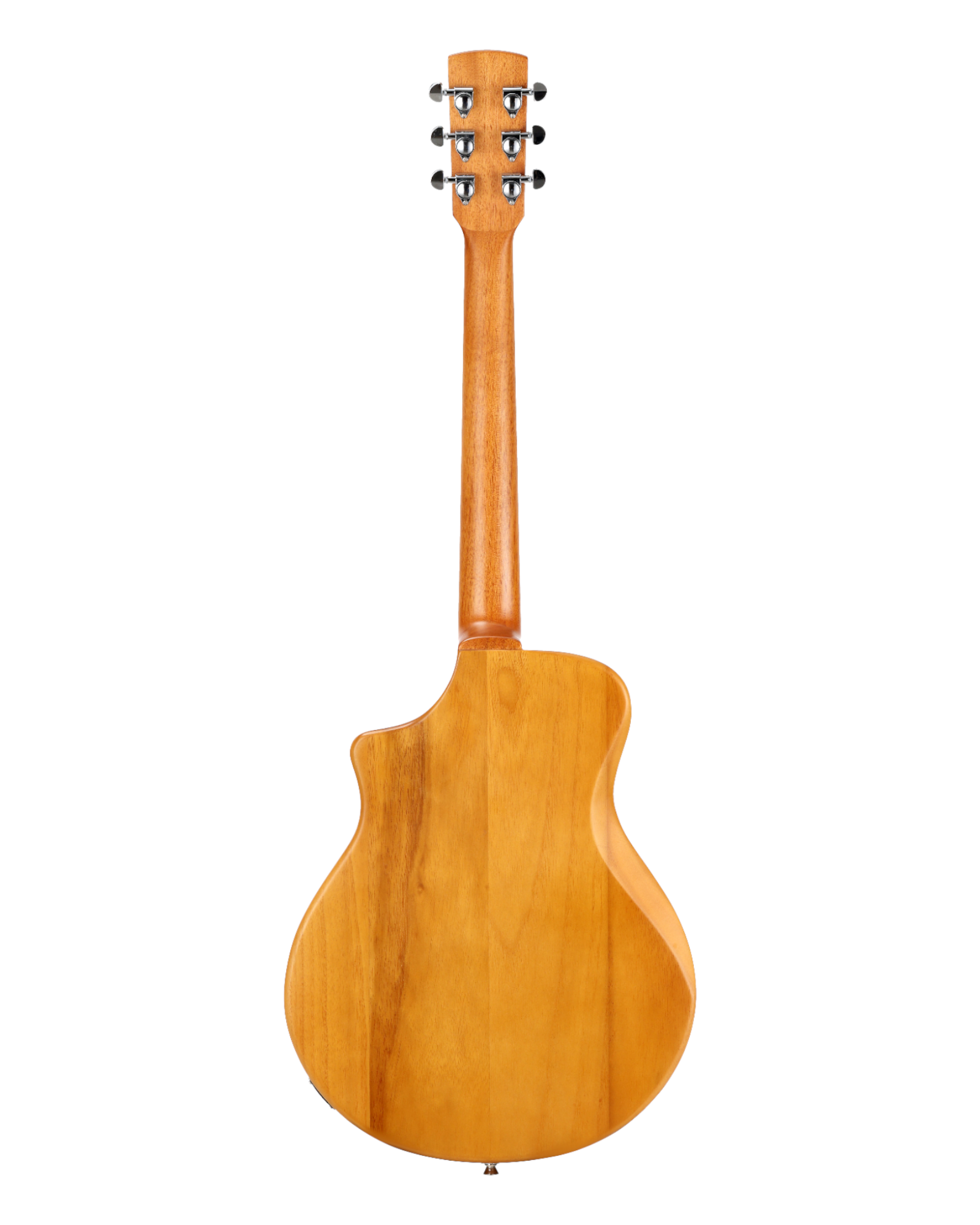 Caraya RE20 Hybrid Resonator Electric-Acoustic Guitar – Paulownia, Satin Natural
