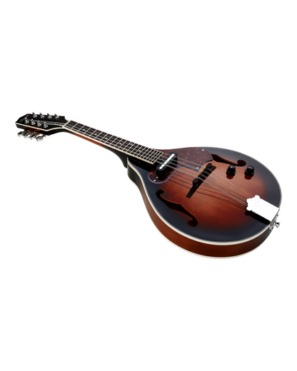 Caraya Basswood Electric-Acoustic A-Style Mandolin w/ Built-in Pickguard & Chrome Hardware - SMA006E