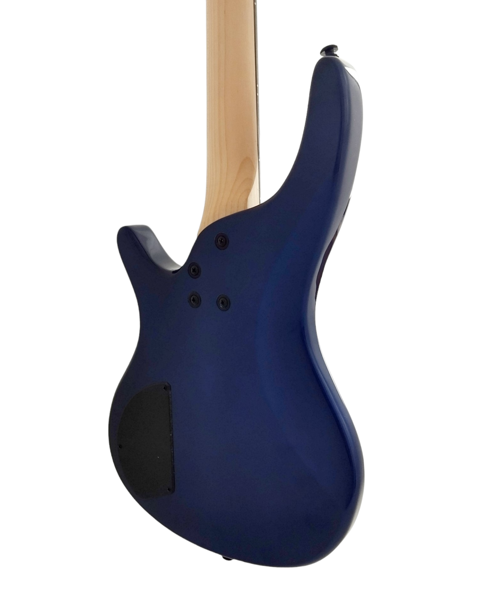 1/2 Size HAZE Electric Bass Guitar, Navy Metallic Blue 24 Frets, SBG385JB34