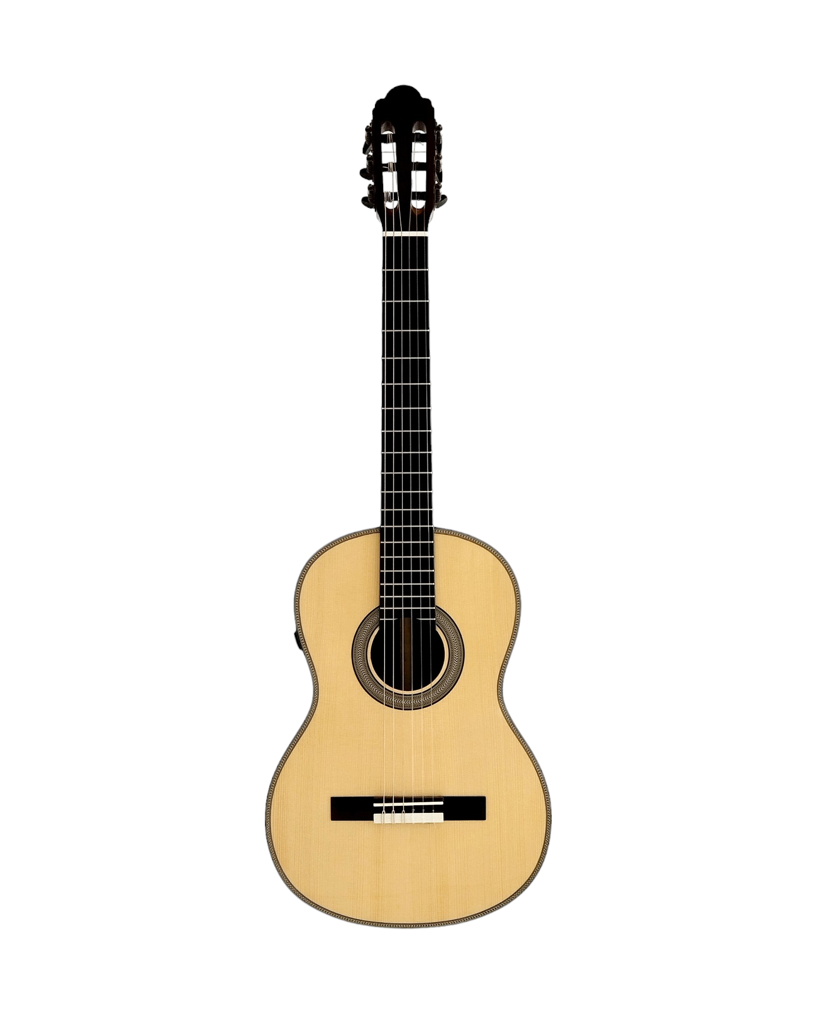 Caraya “Classic, Elegant, Precise” Solid Engelman Classical Guitar w/ Double OS1 Vibration Pickups - SCG952EQN