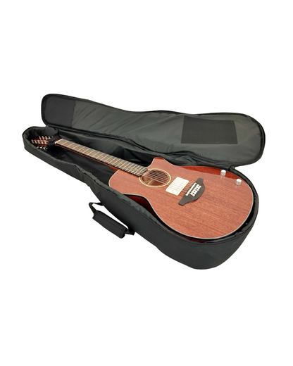 Haze  12-String Hybrid special Acoustic-Electric Guitar - Solid top  Natural SDG82812CHEQSM