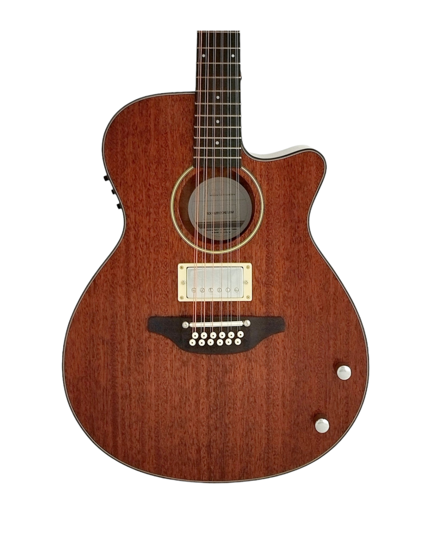 Haze  12-String Hybrid special Acoustic-Electric Guitar - Solid top  Natural SDG82812CHEQSM