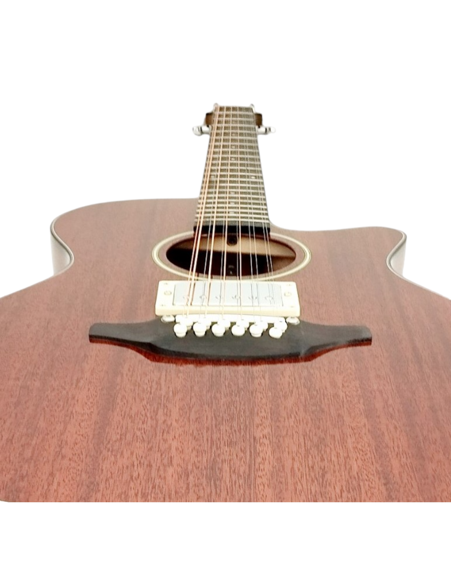 Haze  12-String Hybrid special Acoustic-Electric Guitar - Solid top  Natural SDG82812CHEQSM