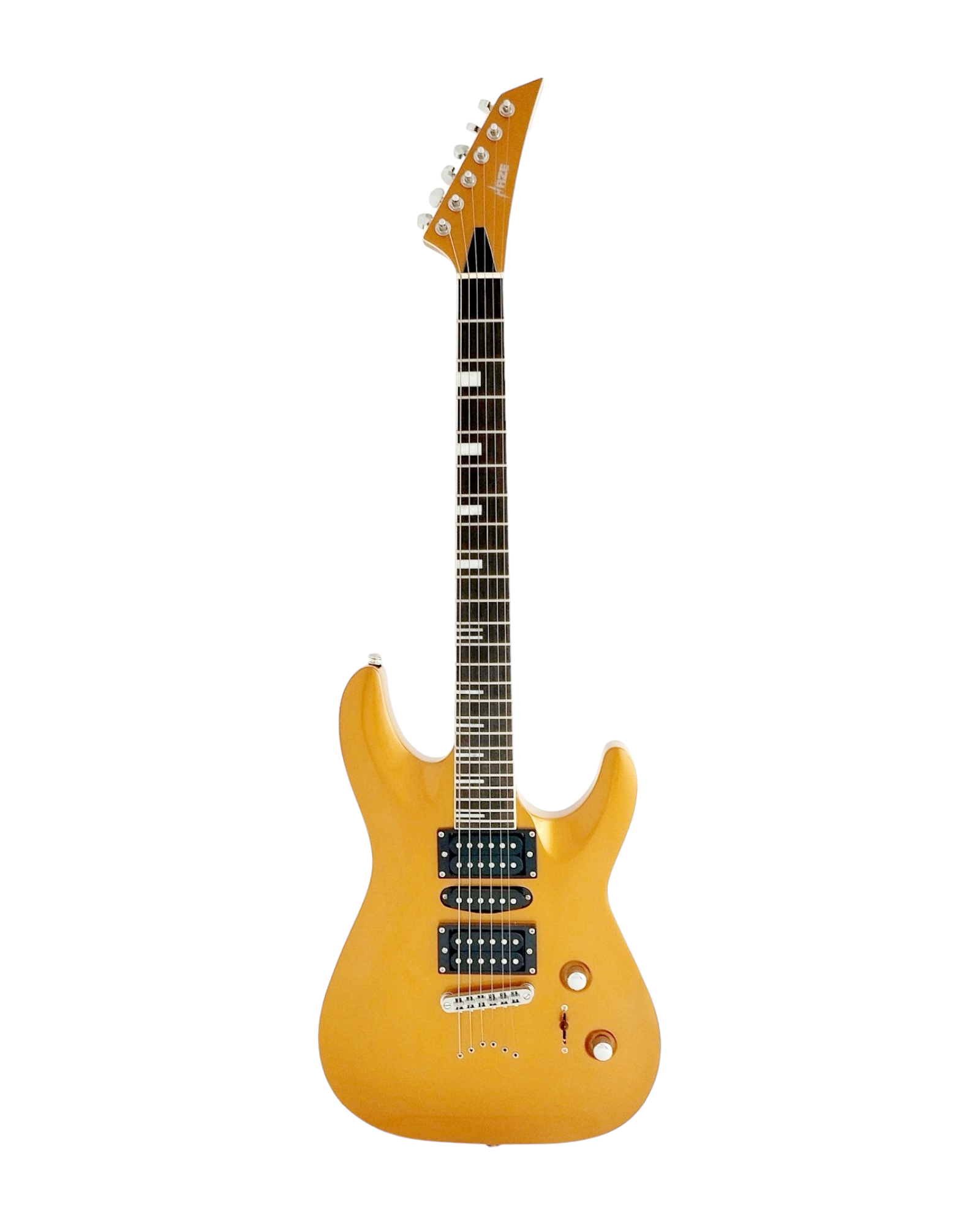 Haze SEG258 Golden Electric Guitar with HSH Pickups
