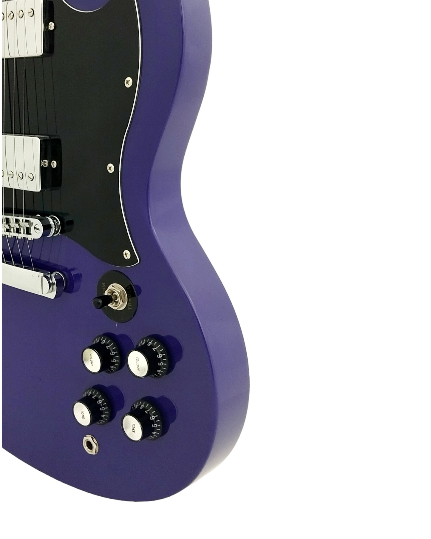 Haze Maple Neck Abalone & Mother-of-Pearl Inlay HSG Electric Guitar - Purple SEG271PU
