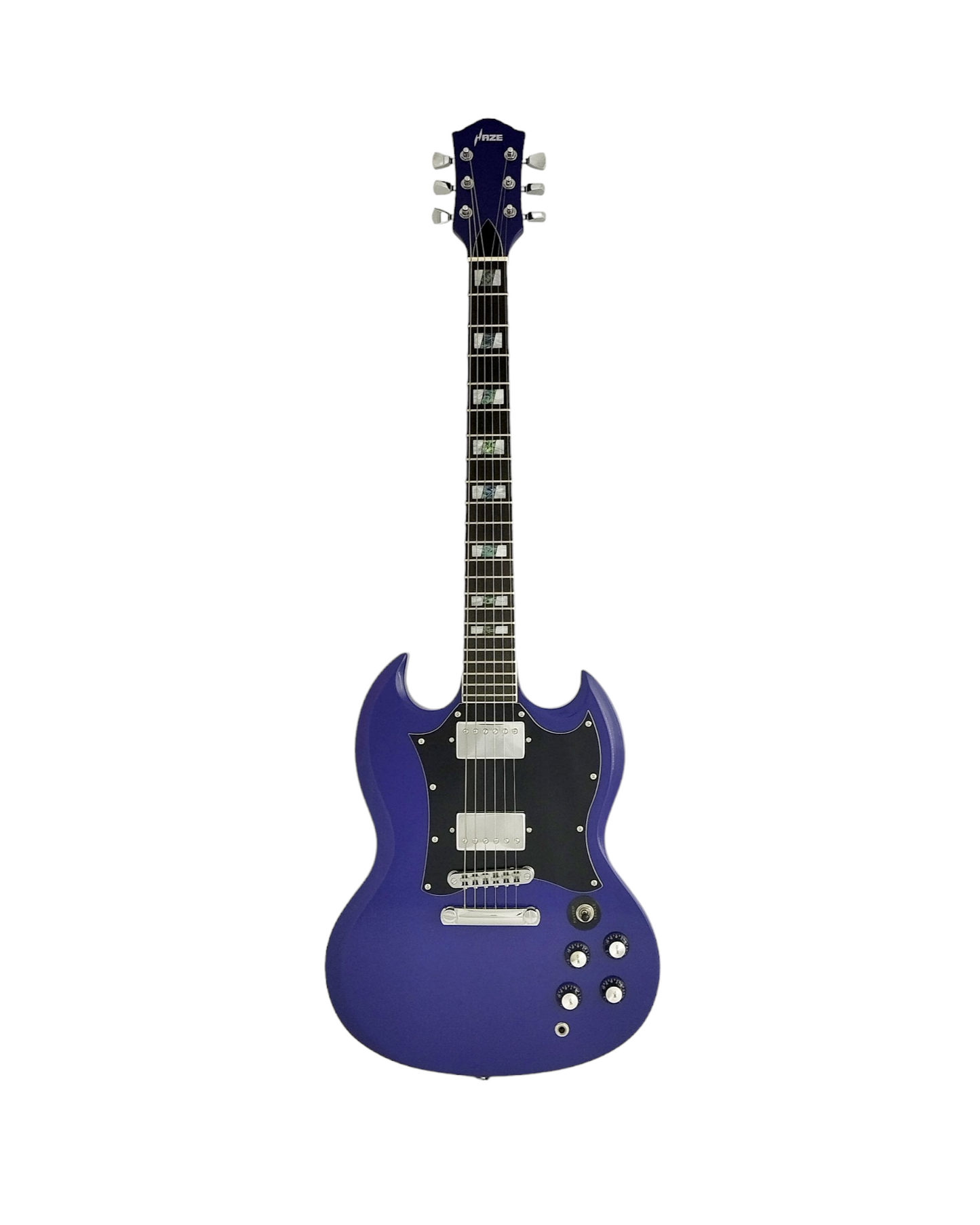 Haze Maple Neck Abalone & Mother-of-Pearl Inlay HSG Electric Guitar - Purple SEG271PU