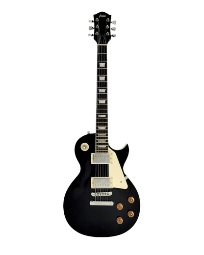 Haze Single-Cut HH Maple Electric Guitar - Black SEG277BK