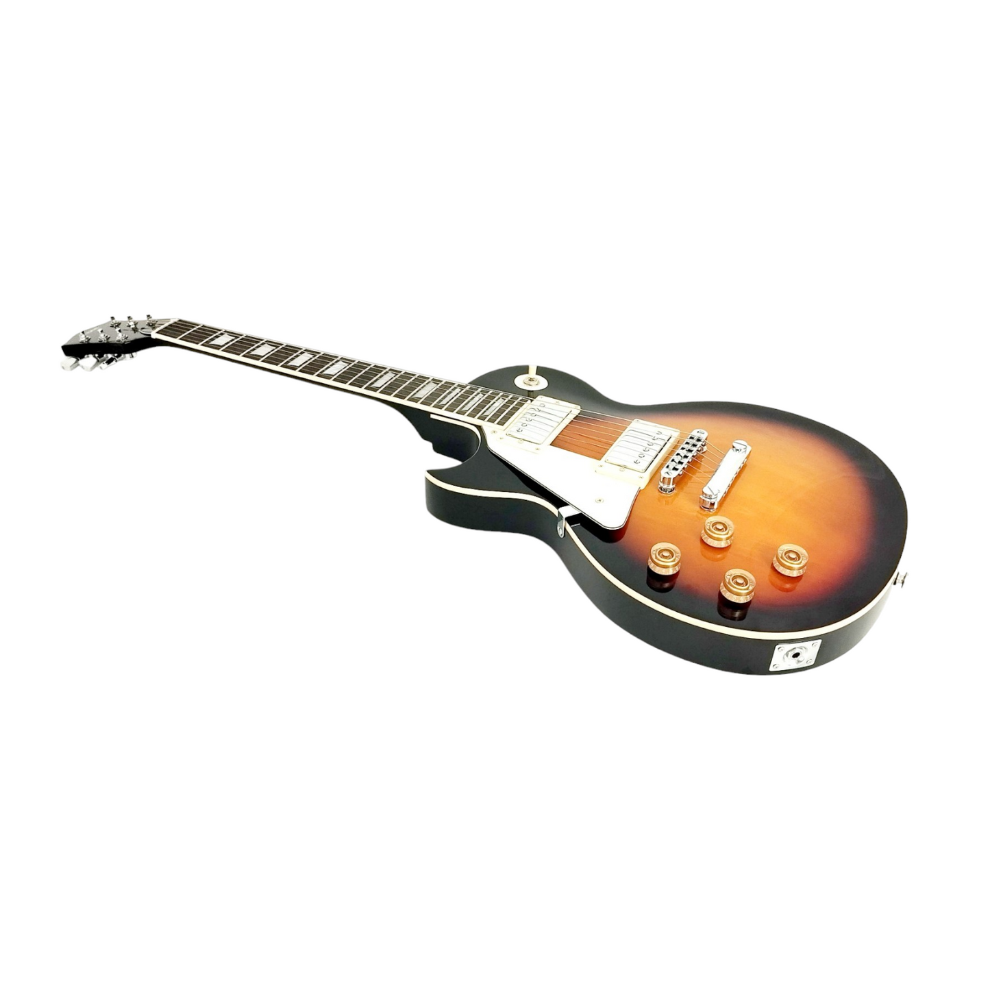 Haze Left Handed HH Maple Electric Guitar - Vintageburst SEG277BSLH