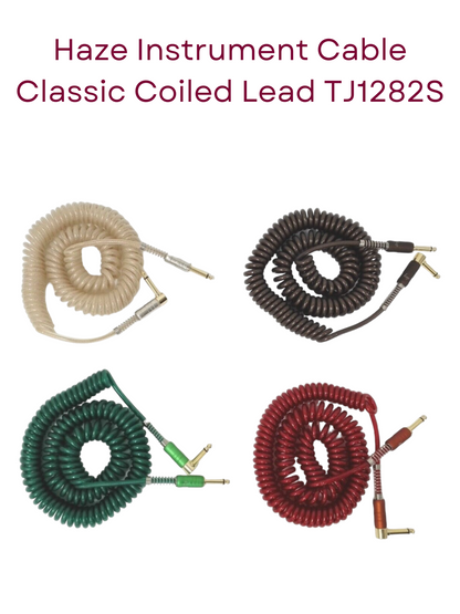 Haze Instrument Cable Classic Coiled Lead TJ1282S