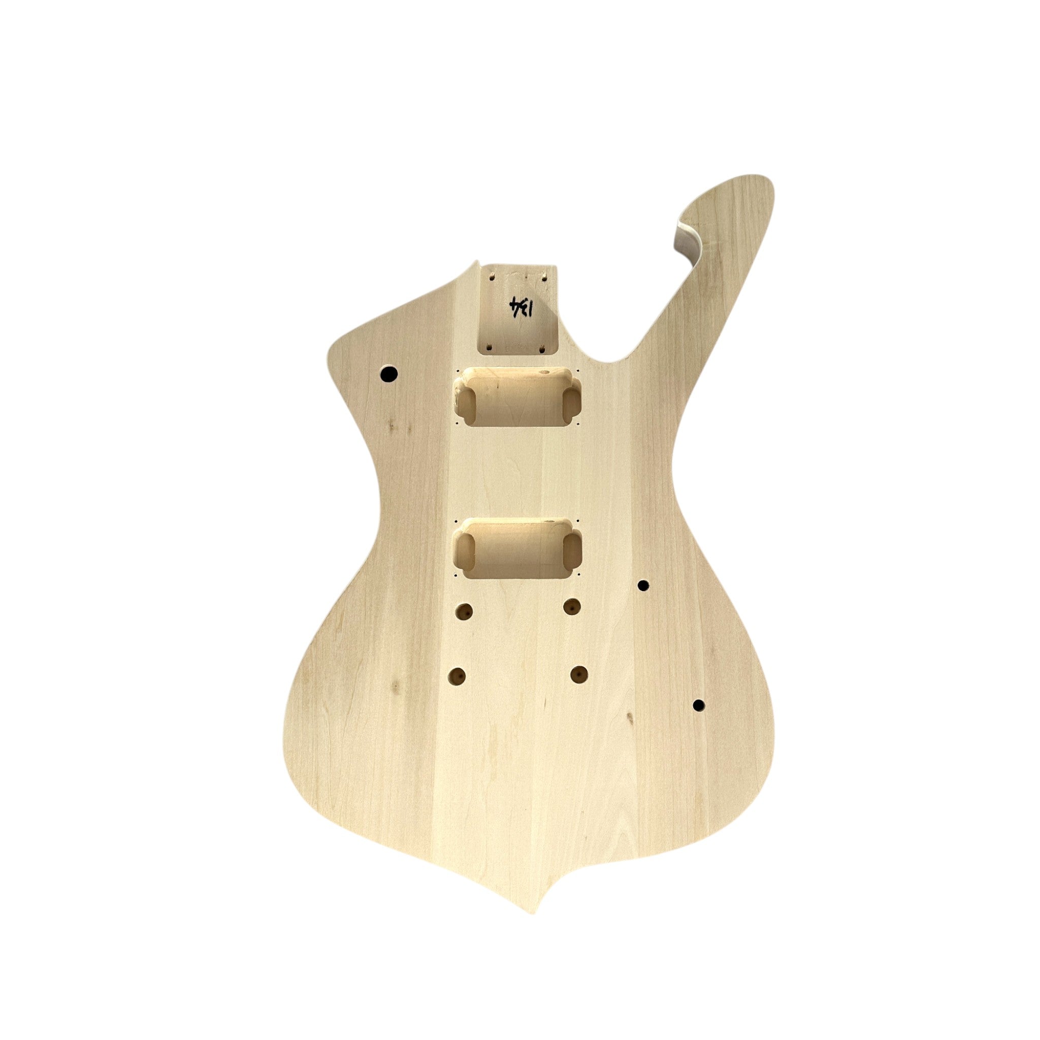 Solid Basswood Electric Guitar DIY Kit with Maple Neck-SIM10MDIY