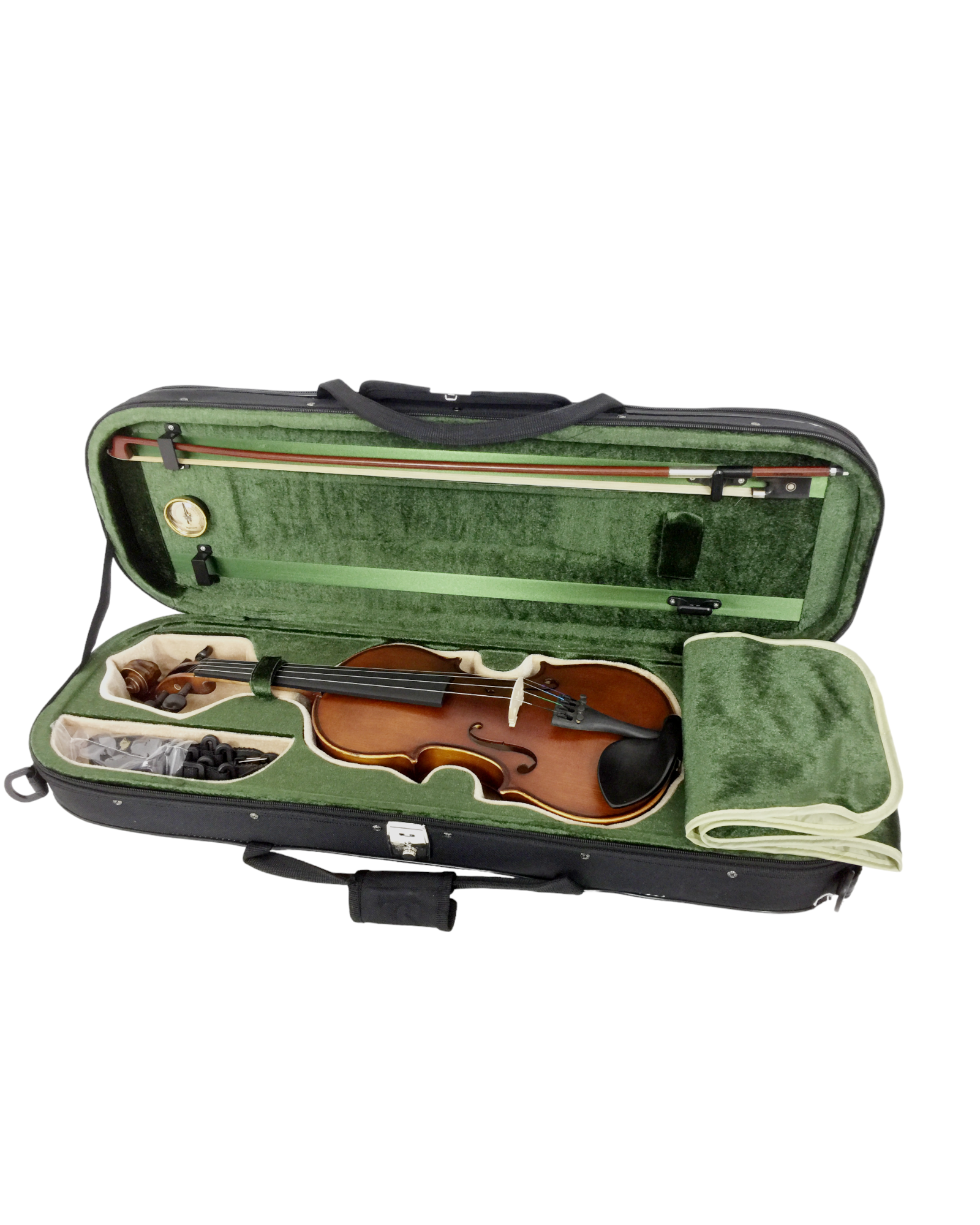 Symphony SJV01A Solid Wood Violin Outfit, Ebony Fittings