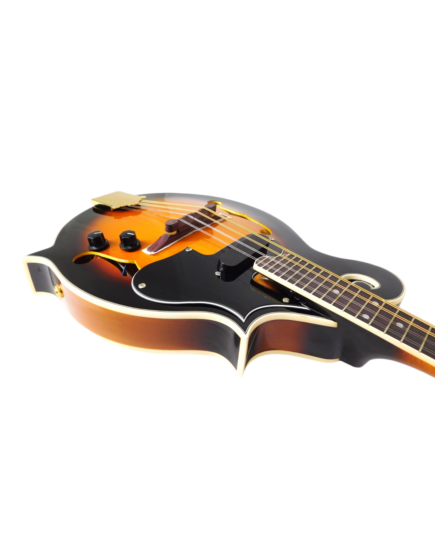 Caraya Solid Spruce Top F-Style Built-in Pickups Mandolin - Sunburst SMA008EQVS