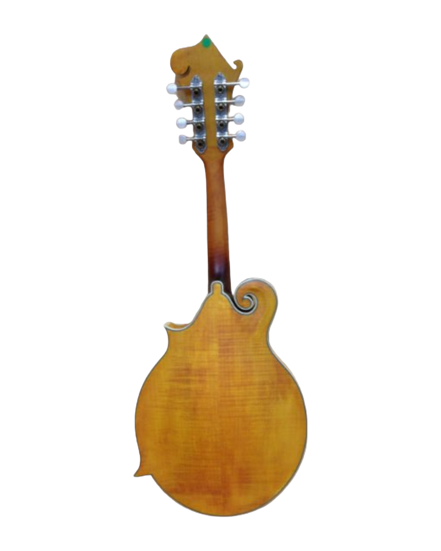 Caraya SMA938 F-Style Mandolin, Solid Spruce, Flame Maple Mandolin w/F Holes + Free Gig Bag