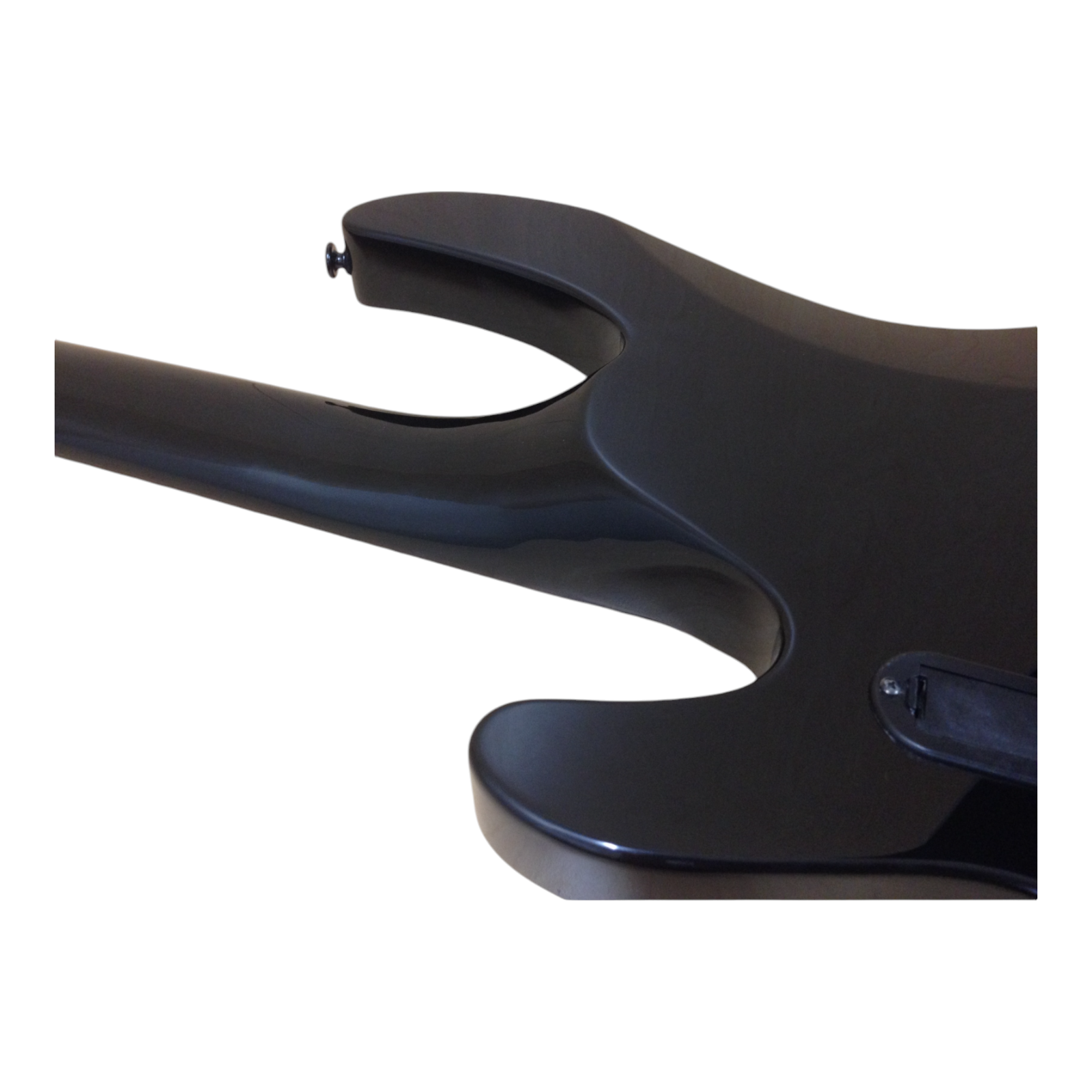 Haze SPB3270BK Fretless 4-String Electric Bass Guitar,Black,Neck-Thru + Free Gig Bag