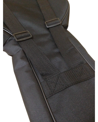 Caraya SPTCG39D Economy Classical Guitar Soft Bag, Black, Backpack, 5mm Padded