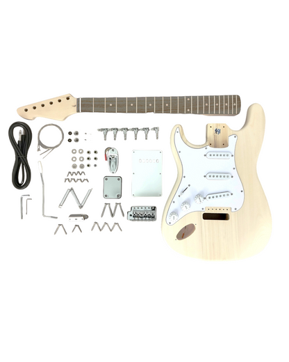 ST10DIYLH Left-Handed Solid Basswood Electric Guitar, No-Soldering