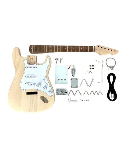 Haze ST10DIY Solid Basswood Electric Guitar, No-Soldering