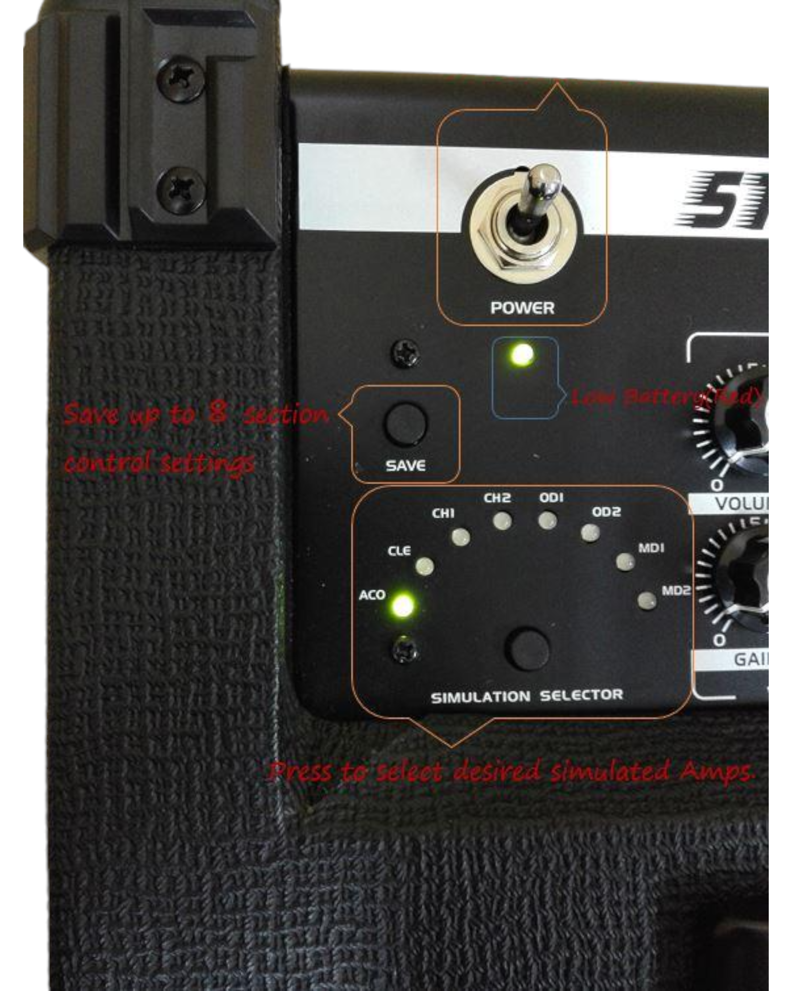 Belcat STREETBOX 15W Rechargeable Guitar Amplifier, Mic, Reverb, Delay, Chorus, Tremolo