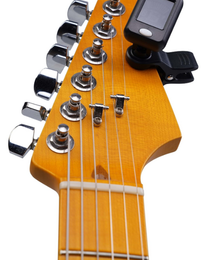 Clip on Tuner Digital Electronic Tuner for Guitar, Bass, Ukulele, Violin, Mandolin, Banjo Acoustics Calibration Tuner