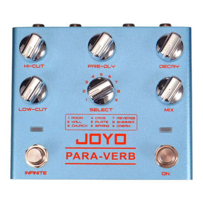 Joyo R31 PARA-VERB Multifunctional Stereo Reverb Guitar Effects Pedal w/ Ambient Lighting