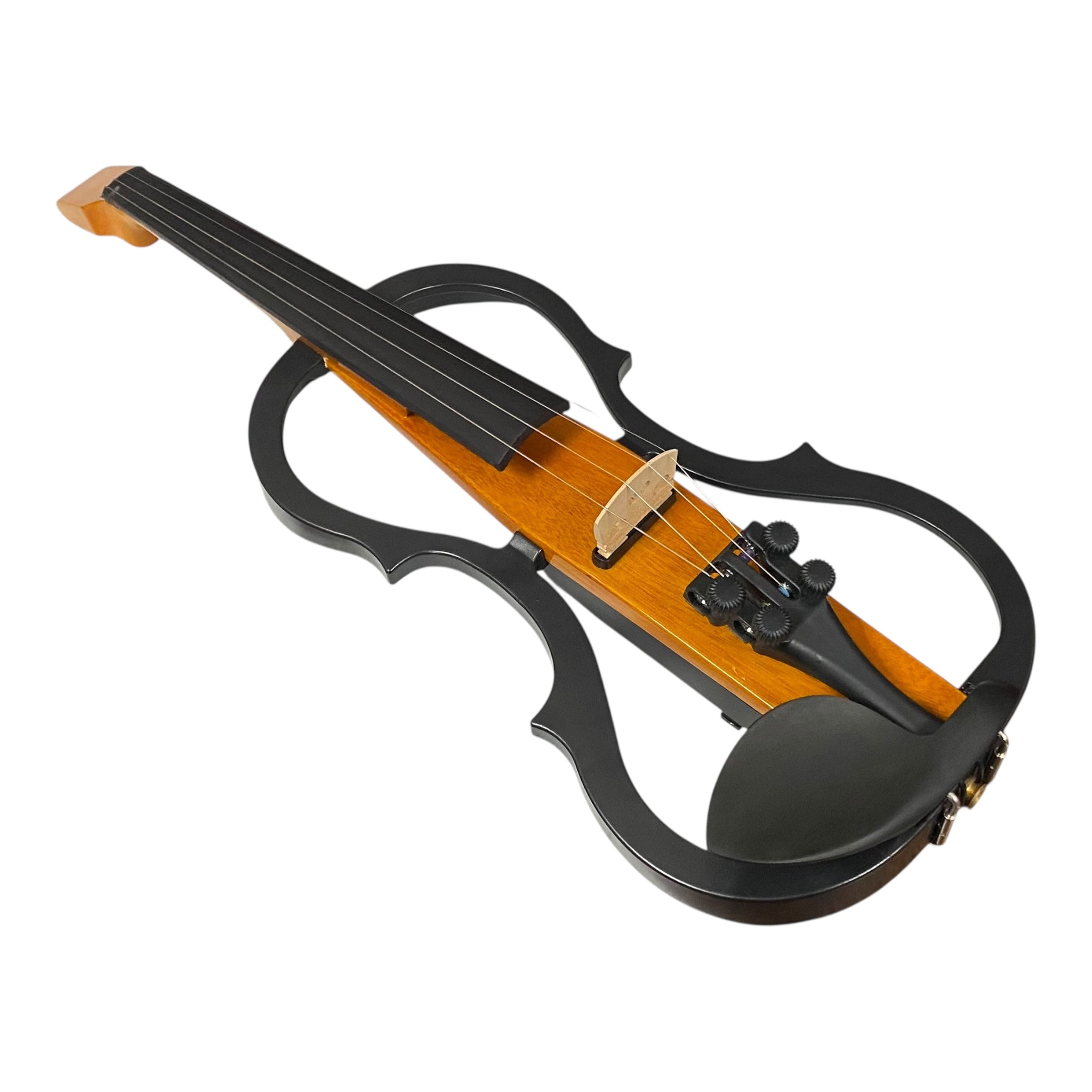 Symphony EVHL01N Headless Catalpa ABS Electric Violin Outfit in Natural Gloss w/ Built-In EQ