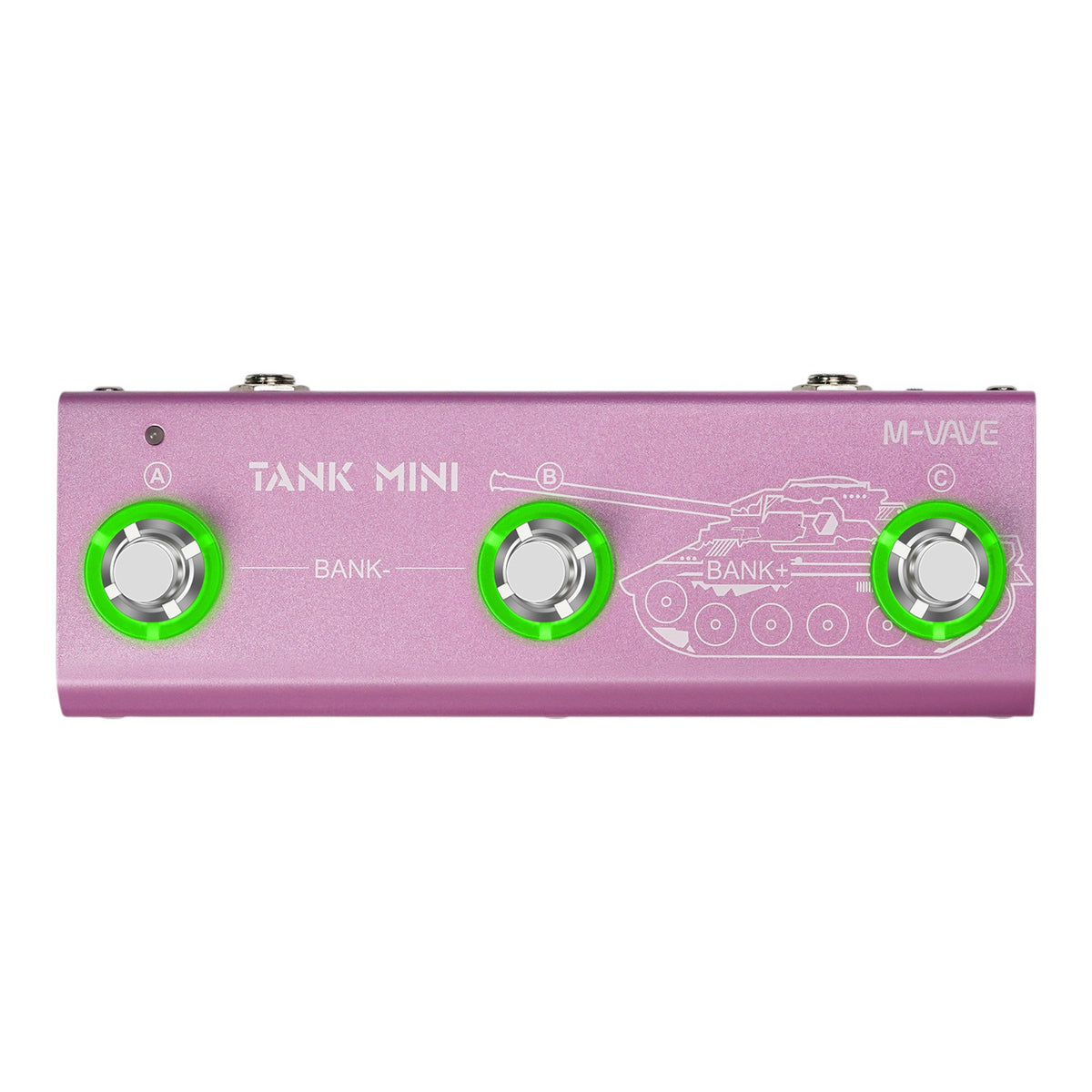 M-VAVE TANKMINI Portable Electric Guitar & Bass Muilt-Effects Processor w/ Amp Modelling & IR Simulation