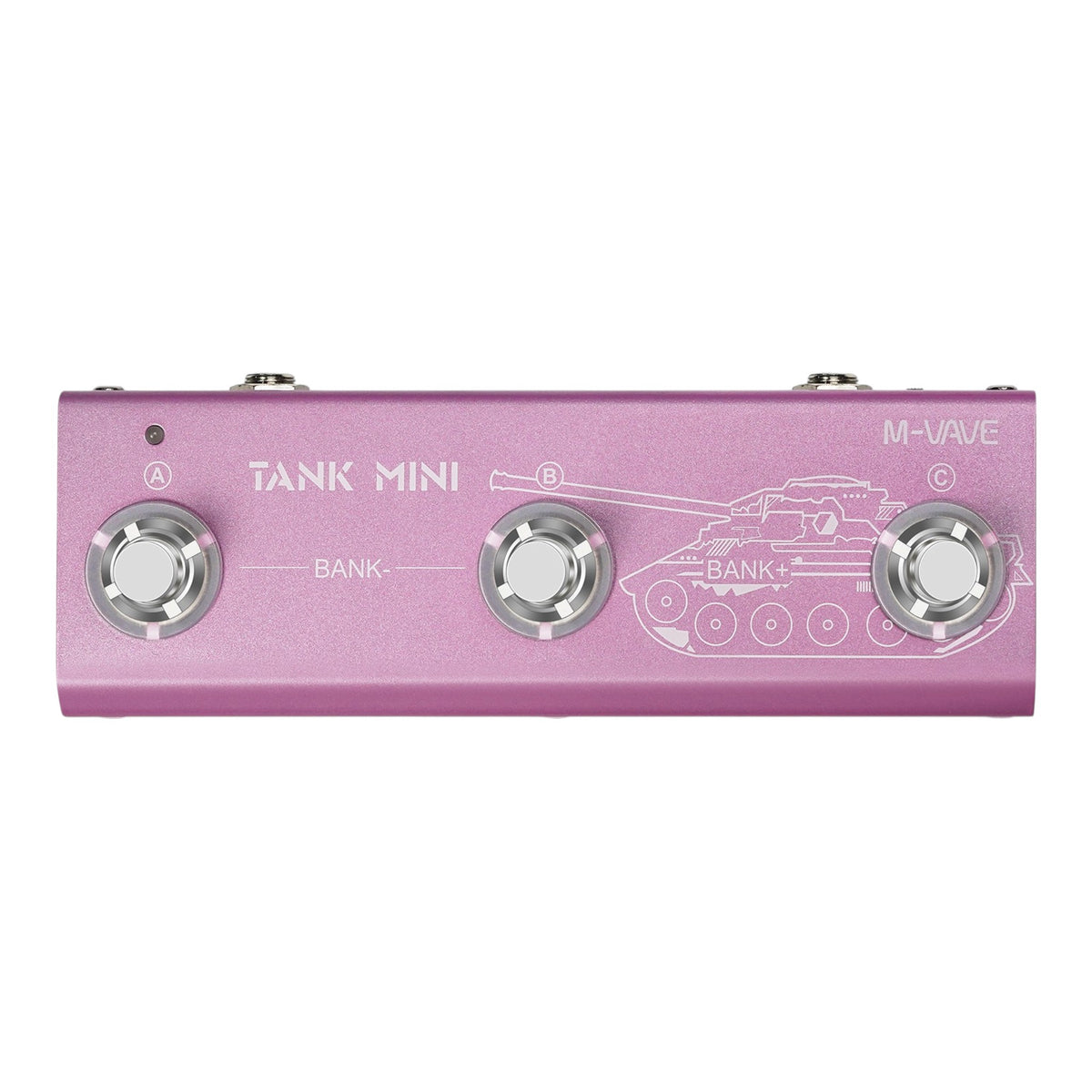 M-VAVE TANKMINI Portable Electric Guitar & Bass Muilt-Effects Processor w/ Amp Modelling & IR Simulation