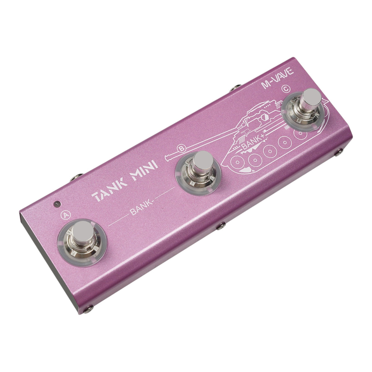M-VAVE TANKMINI Portable Electric Guitar & Bass Muilt-Effects Processor w/ Amp Modelling & IR Simulation