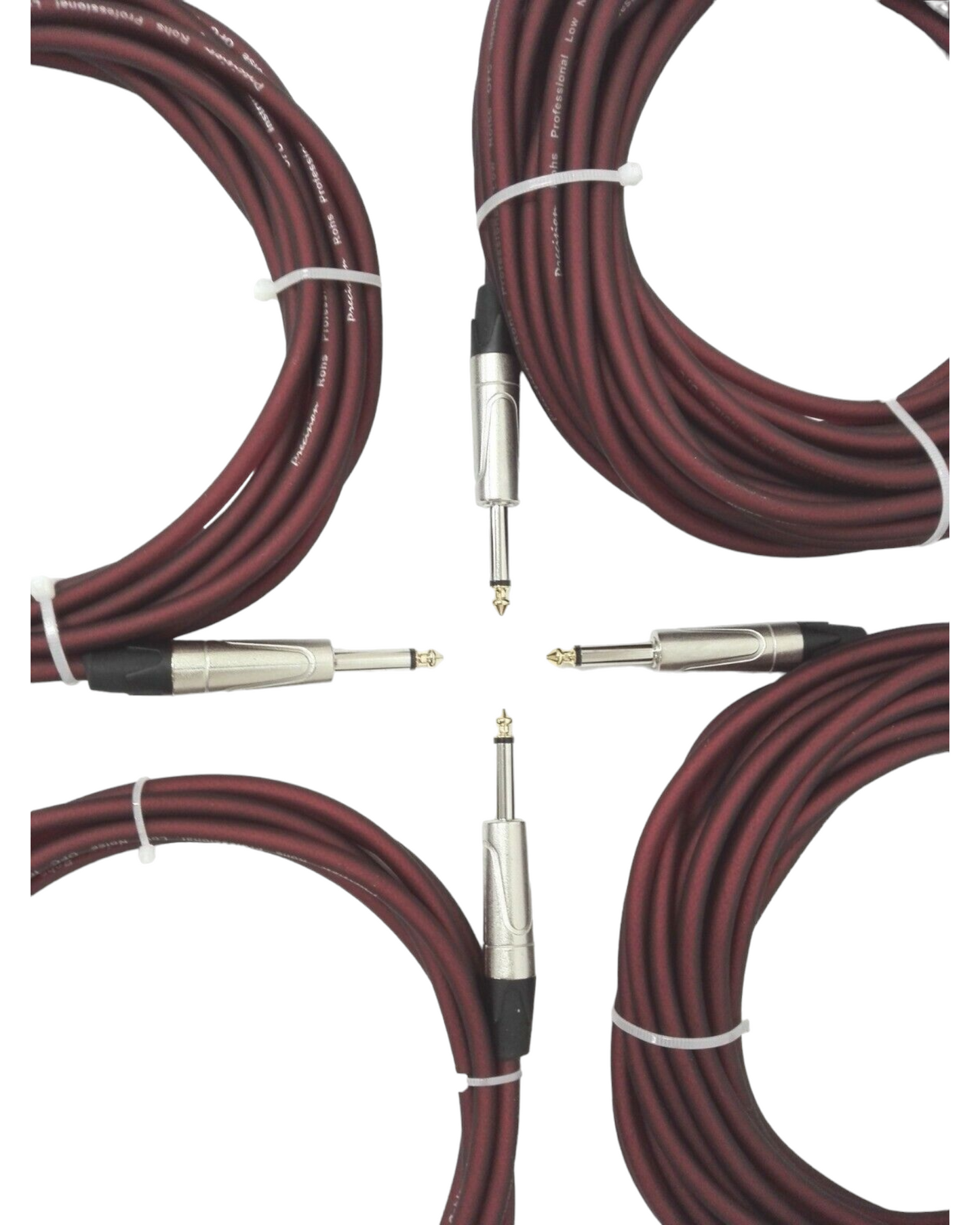 Haze Instrument Mic Cable XLR Plug, 3 Way, 6.35mm (1/4") Stereo Jack Plug TJ134