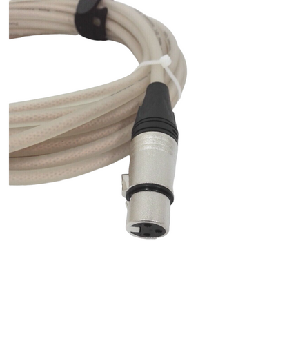 Haze Instrument Mic Cable XLR Plug, 3 Way, 6.35mm (1/4") Stereo Jack Plug TJ134