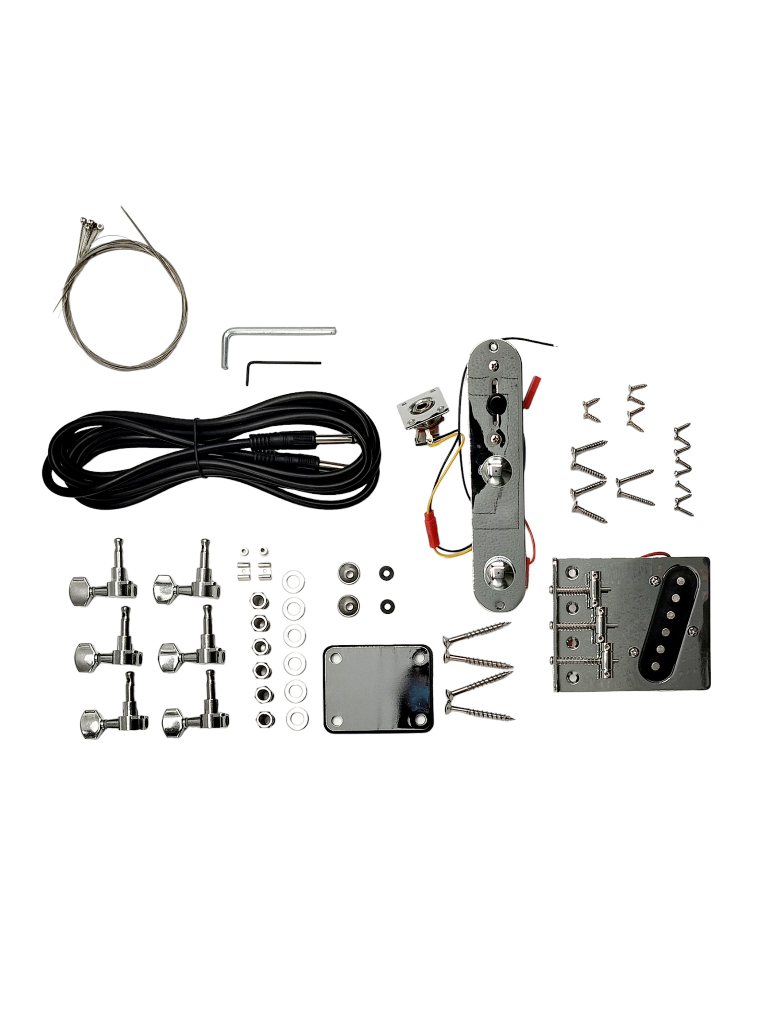 Haze TL10MDIY Solid Mahogany Body Electric Guitar DIY Kit