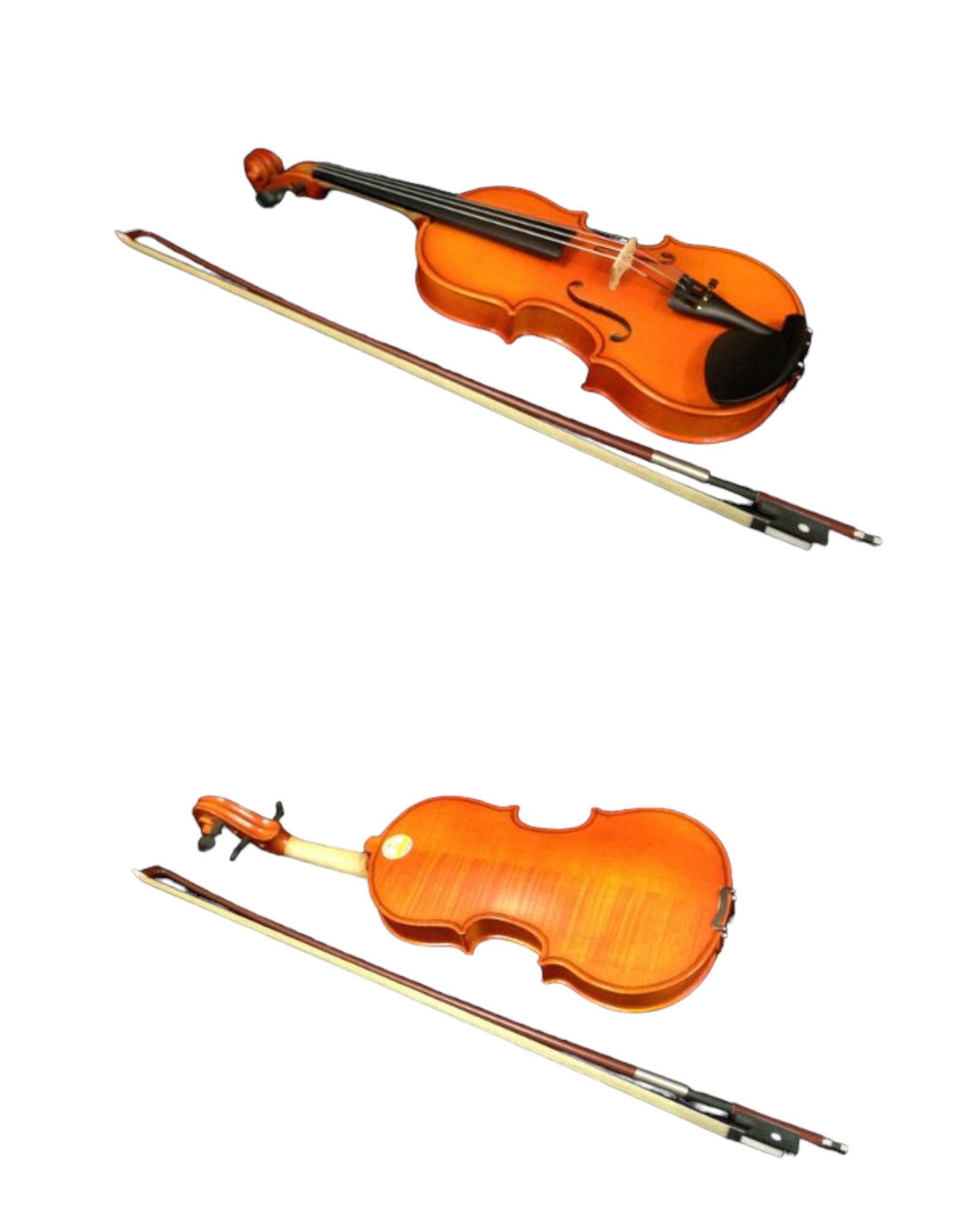 Handmade Kapok V888 Premium 1/4 Size Solid Wood Violin Pack-Foam Case,Rosin,Bow