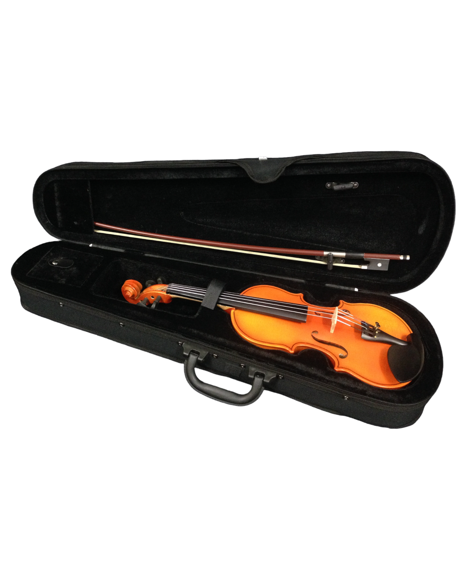 Handmade Kapok V888 Premium 1/4 Size Solid Wood Violin Pack-Foam Case,Rosin,Bow