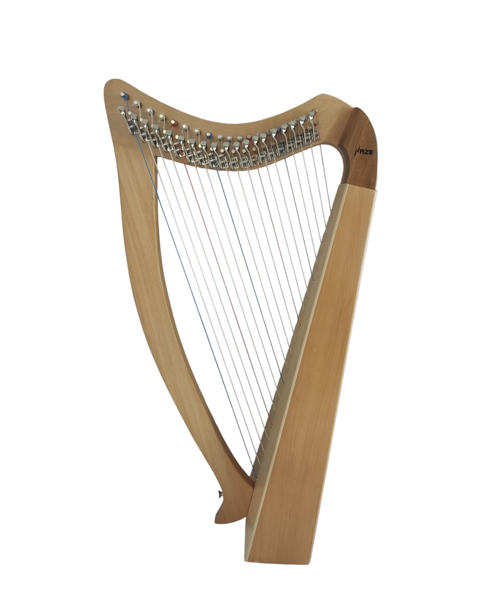 Haze 19-String Harp - Natural WH19BH